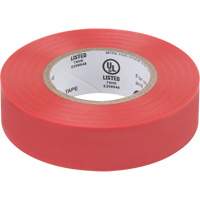 Electrical Tape, 19 mm (3/4") x 18 M (60'), Red, 7 mils Buying Direct Corp.