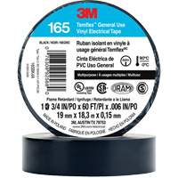 Temflex General Use Vinyl Electrical Tape 165, 19 mm (3/4") x 18 M (60'), Black, 6 mils Buying Direct Corp.
