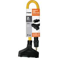 Fiche &agrave; trois prises, Ext&eacute;rieur, STW, AWG 12/3, 15 A, 3 prise(s), 2' Buying Direct Corp.